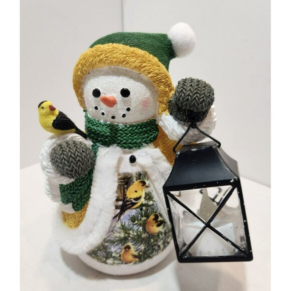 Bradford Exchange Dona Gelsinger Snow Friends Illuminated  "A Just Because Hug" - Picture 1 of 16